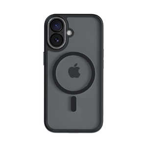 ROA iPhone 16(6.1インチ) クリアケース レンズガード一体型 MagSafe miak ブラック MA27192i16 ROA iPhone 16(6.1インチ) クリアケース レンズガード一体型 MagSafe miak ブラック MA27192i16