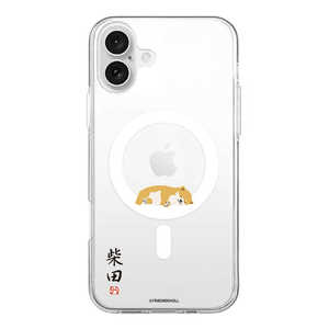ROA iPhone 16 Plus (6.7インチ) クリアケース MagSafe しばたさん abbi FRIENDS 昼寝 ABF27210i16PL ROA iPhone 16 Plus (6.7インチ) クリアケース MagSafe しばたさん abbi FRIENDS 昼寝 ABF27210i16PL