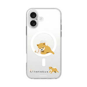 ROA iPhone 16(6.1インチ) クリアケース MagSafe しばたさん abbi FRIENDS ボール取ってきて ABF27216i16 ROA iPhone 16(6.1インチ) クリアケース MagSafe しばたさん abbi FRIENDS ボール取ってきて ABF27216i16