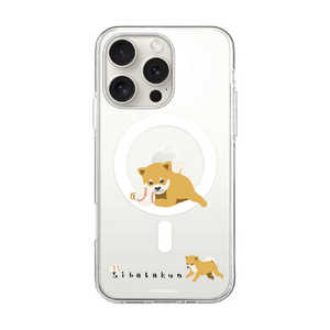 ROA iPhone 16 Pro(6.3インチ) クリアケース MagSafe しばたさん abbi FRIENDS ボール取ってきて ABF27217i16PR ROA iPhone 16 Pro(6.3インチ) クリアケース MagSafe しばたさん abbi FRIENDS ボール取ってきて ABF27217i16PR