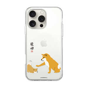 ROA iPhone 16 Pro(6.3インチ) ソフトクリアケース MagSafe しばたさん abbi FRIENDS 子犬 ABF27229i16PR ROA iPhone 16 Pro(6.3インチ) ソフトクリアケース MagSafe しばたさん abbi FRIENDS 子犬 ABF27229i16PR