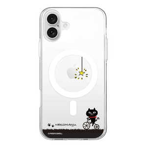 ROA iPhone 16 Plus (6.7インチ) クリアケース MagSafe ネコマンジュウ abbi FRIENDS サイクリング ABF27238i16PL ROA iPhone 16 Plus (6.7インチ) クリアケース MagSafe ネコマンジュウ abbi FRIENDS サイクリング ABF27238i16PL