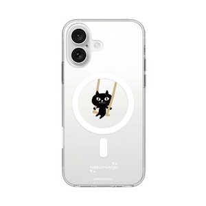 ROA iPhone 16(6.1インチ) クリアケース MagSafe ネコマンジュウ abbi FRIENDS ブランコ ABF27240i16 ROA iPhone 16(6.1インチ) クリアケース MagSafe ネコマンジュウ abbi FRIENDS ブランコ ABF27240i16