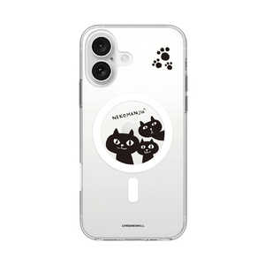 ROA iPhone 16(6.1インチ) クリアケース MagSafe ネコマンジュウ abbi FRIENDS 覗いてごらん ABF27244i16 ROA iPhone 16(6.1インチ) クリアケース MagSafe ネコマンジュウ abbi FRIENDS 覗いてごらん ABF27244i16