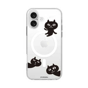 ROA iPhone 16(6.1インチ) クリアケース MagSafe ネコマンジュウ abbi FRIENDS 仲良しトリオ ABF27246i16 ROA iPhone 16(6.1インチ) クリアケース MagSafe ネコマンジュウ abbi FRIENDS 仲良しトリオ ABF27246i16