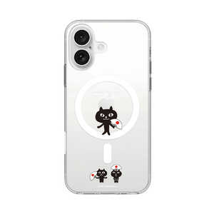 ROA iPhone 16(6.1インチ) クリアケース MagSafe ネコマンジュウ abbi FRIENDS 渡り ABF27248i16 ROA iPhone 16(6.1インチ) クリアケース MagSafe ネコマンジュウ abbi FRIENDS 渡り ABF27248i16