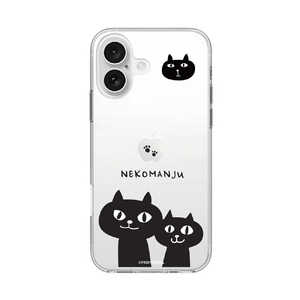 ROA iPhone 16(6.1インチ) ソフトクリアケース MagSafe ネコマンジュウ abbi FRIENDS たまにはコンビで ABF27264i16 ROA iPhone 16(6.1インチ) ソフトクリアケース MagSafe ネコマンジュウ abbi FRIENDS たまにはコンビで ABF27264i16