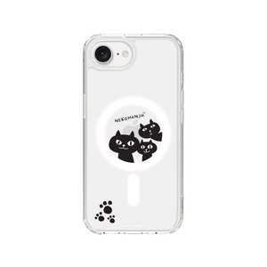 ROA iPhone 16e クリアケース MagSafe ネコマンジュウ abbi FRIENDS 覗いてごらん ABF27540I16E ROA iPhone 16e クリアケース MagSafe ネコマンジュウ abbi FRIENDS 覗いてごらん ABF27540I16E