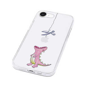 ROA iPhone 16e ソフトクリアケース はらぺこザウルス AKAN ピンク AK27573I16E ROA iPhone 16e ソフトクリアケース はらぺこザウルス AKAN ピンク AK27573I16E