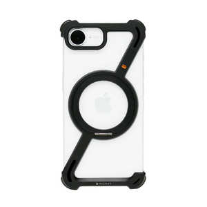 ROA iPhone 16e 360 RingStandバンパー Hacray アルミ・ブラック HR27577I16E ROA iPhone 16e 360 RingStandバンパー Hacray アルミ・ブラック HR27577I16E