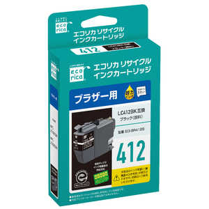 ꥫ ߴꥵ륤󥯥ȥå Υ֥饶 LC412BK ֥å ECI-BR412B