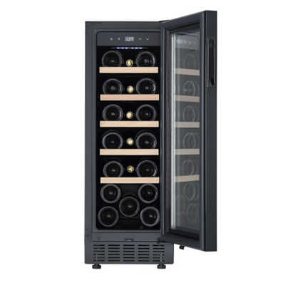 フォルスタージャパン　ワインセラー 20本 右開き 黒　FJP-57GS-BK フォルスタージャパン ワインセラー 20本 右開き ブラック FJP-57GS-BK