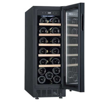 フォルスタージャパン　ワインセラー 20本 右開き 黒　FJP-57GS-BK フォルスタージャパン ワインセラー 20本 右開き ブラック FJP-57GS-BK
