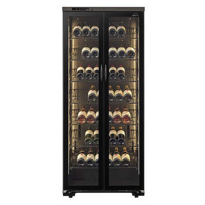 フォルスタージャパン　ワインセラー ［120本 /観音開き］ ウッドブラック　ST-409FG2-WK（標準設置無料） フォルスタージャパン ワインセラー ［120本 /観音開き］ ウッド