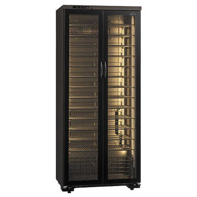 フォルスタージャパン　ワインセラー ［120本 /観音開き］ ウッドブラック　ST-409FG2-WK（標準設置無料） フォルスタージャパン ワインセラー ［120本 /観音開き］ ウッド