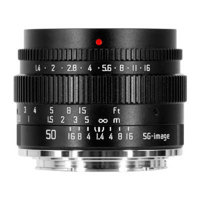 SGIMAGE カメラレンズ SG-image 50mm F1.4 富士フイルムXマウント APS