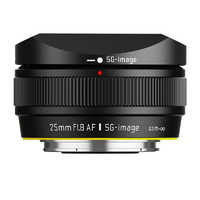 SGIMAGE SG-image AF 25mm F1.8 富士フイルムXマウント APS-C ブラック