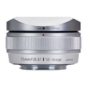 SGIMAGE AF 25mm F1.8 Silver Limited �x�m�t�C����X�}�E���g APS-C �mFUJIFILM X / �P�œ_�����Y�n SGAF25mmF1.8XCSV