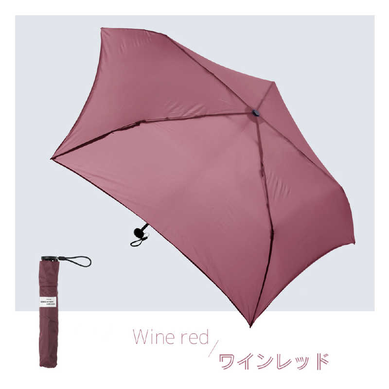 KIZAWA KIZAWA 超軽量カーボン雨傘 50cm raku ［雨傘 /50cm］ レッド MEX05320UI MEX05320UI