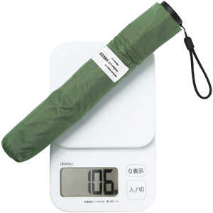 KIZAWA 超軽量カーボン雨傘 55cm raku ［雨傘 /55cm］ グリーン MEX5553UI