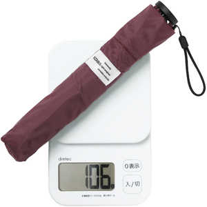 KIZAWA 超軽量カーボン雨傘 55cm raku ［雨傘 /55cm］ レッド MEX5553UI