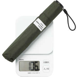 KIZAWA 超軽量カーボン雨傘 55cm raku ［雨傘 /55cm］ カーキ MEX5553UI