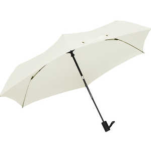 KIZAWA 自動開閉6本骨カーボン雨傘 形状安定 ［雨傘 /53cm］ オフホワイト AEX53XT-063UI-offwhite