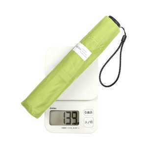 KIZAWA 超軽量カーボン折りたたみ雨傘 チェック柄60cm6本骨 ［雨傘 /60cm］ ライトグリーン MEX60GW063UI