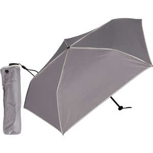 KIZAWA 超軽量カーボン日傘 5本骨 モダンパイピング ［晴雨兼用傘 /50cm］ グレー MEX50AL-053PI-grey