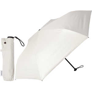 KIZAWA 超軽量カーボン日傘 6本骨 クラシック ［晴雨兼用傘 /55cm］ オフホワイト MEX50BC-063PI-offwhite