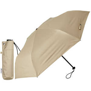 KIZAWA 超軽量カーボン日傘 6本骨 クラシック ［晴雨兼用傘 /55cm］ ベージュ MEX50BC-063PI-beige