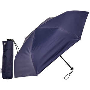 KIZAWA 超軽量カーボン日傘 6本骨 クラシック ［晴雨兼用傘 /55cm］ ネイビー MEX50BC-063PI-navy02