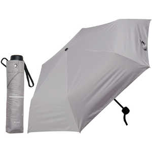 KIZAWA ユニセックス日傘 55cm6本骨 ricca ［晴雨兼用傘 /55cm］ グレー K020-M55I-grey