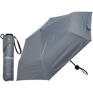 KIZAWA ユニセックス日傘 55cm6本骨 ricca ［晴雨兼用傘 /55cm］ スチールグレー K020-M55I-steelgrey