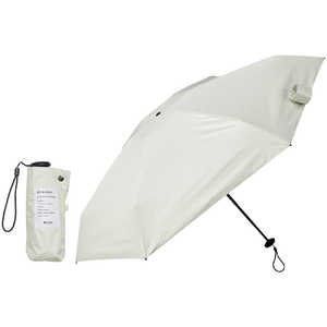 KIZAWA 5段式コンパクトスリム日傘 nano ［晴雨兼用傘 /50cm］ オフホワイト M50BC-065RPI-off