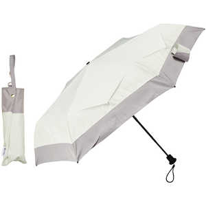 KIZAWA コンパクト形状安定日傘 opal ［日傘 /50cm］ オフ×グレー M50XT-064PI-off-grey