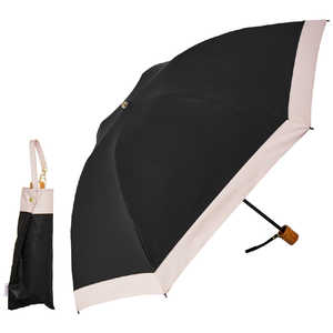 KIZAWA 逆さ式日傘シルキーラックス sakasa glare バイカラー ［日傘 /50cm］ ブラック×ホワイト S011-M55O-black-pink