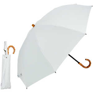 KIZAWA 2段式折りたたみ日傘シルキーラックス glare クラシック ［日傘 /50cm］ ホワイト S210-M50O-off