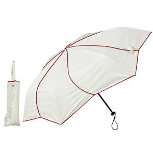 KIZAWA 超軽量カーボン日傘 55cm6本骨 airia ameri 花びら ［晴雨兼用傘 /55cm］ オフ×レッド MEX55HB-063PI-off-red