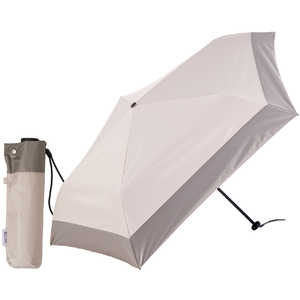 KIZAWA 超軽量カーボン日傘 5本骨 バイカラー ［晴雨兼用傘 /50cm］ ピンク×モカ MEX50DP-053PI-pink02-mocha