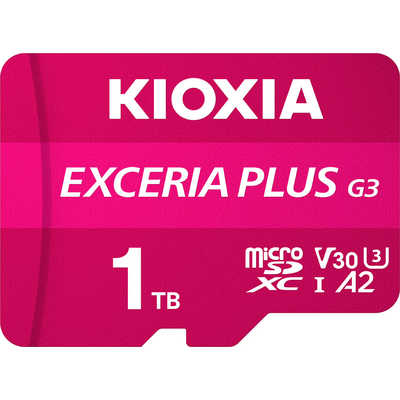 新品未開封■最新・高性能■正規保証■1TB■最大160MB/s■KIOXIA microSDXCカード EXCERIA G3 KIOXIA キオクシア EXCERIA PLUS G3 microSDXCカード ［Class10 / 1TB