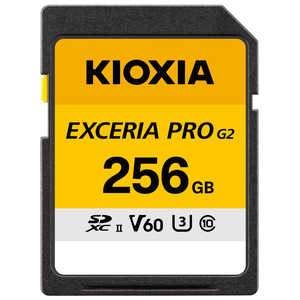 KIOXIA �L�I�N�V�A (�����A�ʁE8K�^��ɂ�������)SDXC�J�[�h EXCERIA PRO G2(�G�N�Z���A�v��) �mClass10 / 256GB�n KSDHU-B256G