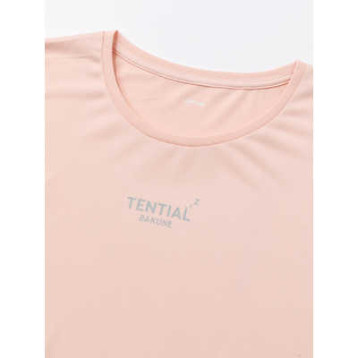 TENTIAL BAKUNE Dry Women Short Sleeve 上 ピンク(M)-25SS