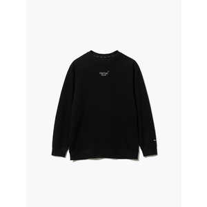 TENTIAL BAKUNEスウェットメンズロングスリーブクルーネックブラック(S) 25FSBA038M00120004N