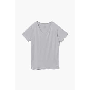 TENTIAL なめらかリカバリーインナー半袖(Vネック)メンズ ライトグレー(2XL)-25FW 25FLMI044M00240008N