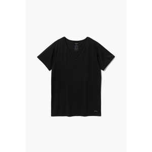 TENTIAL なめらかリカバリーインナー半袖(Vネック)メンズ ブラック(XL)-25FW 25FLMI044M00120007N TENTIAL なめらかリカバリーインナー半袖(Vネック)メンズ ブラック(XL)-25FW 25FLMI044M00120007N