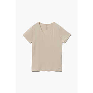 TENTIAL なめらかリカバリーインナー半袖(Vネック)メンズ ベージュ(XL)-25FW 25FLMI044M00130007N TENTIAL なめらかリカバリーインナー半袖(Vネック)メンズ ベージュ(XL)-25FW 25FLMI044M00130007N