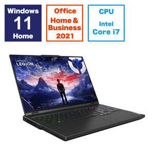 レノボジャパン　Lenovo ノートパソコン Legion Pro 5i Gen 9(RTX 4060) [16.0型 /Win11 Home /Core i7 /16GB /1TB /Office H&B]オニキスグレー 83DF006NJP