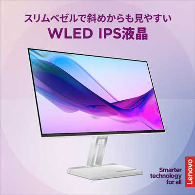 Lenovo L24i-4A フラットパネルモニター 本体 Lenovo L24i-4A (23.8型/1920×1080/IPS/100Hz/スピーカー搭載