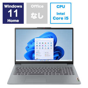 レノボジャパン　Lenovo IdeaPad Slim 3i Gen 8 /ディスプレイサイズ 15.6/Core i5-12450H/メモリ16GB/SSD512GB/Officeなし/Windows11 アークティックグレー 83ER00ECJP